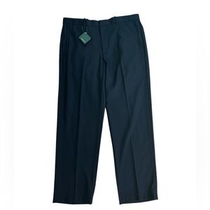 Bobby Jones Black Golf Pant Men's 36 Pleated Front Polyester Unfinished New